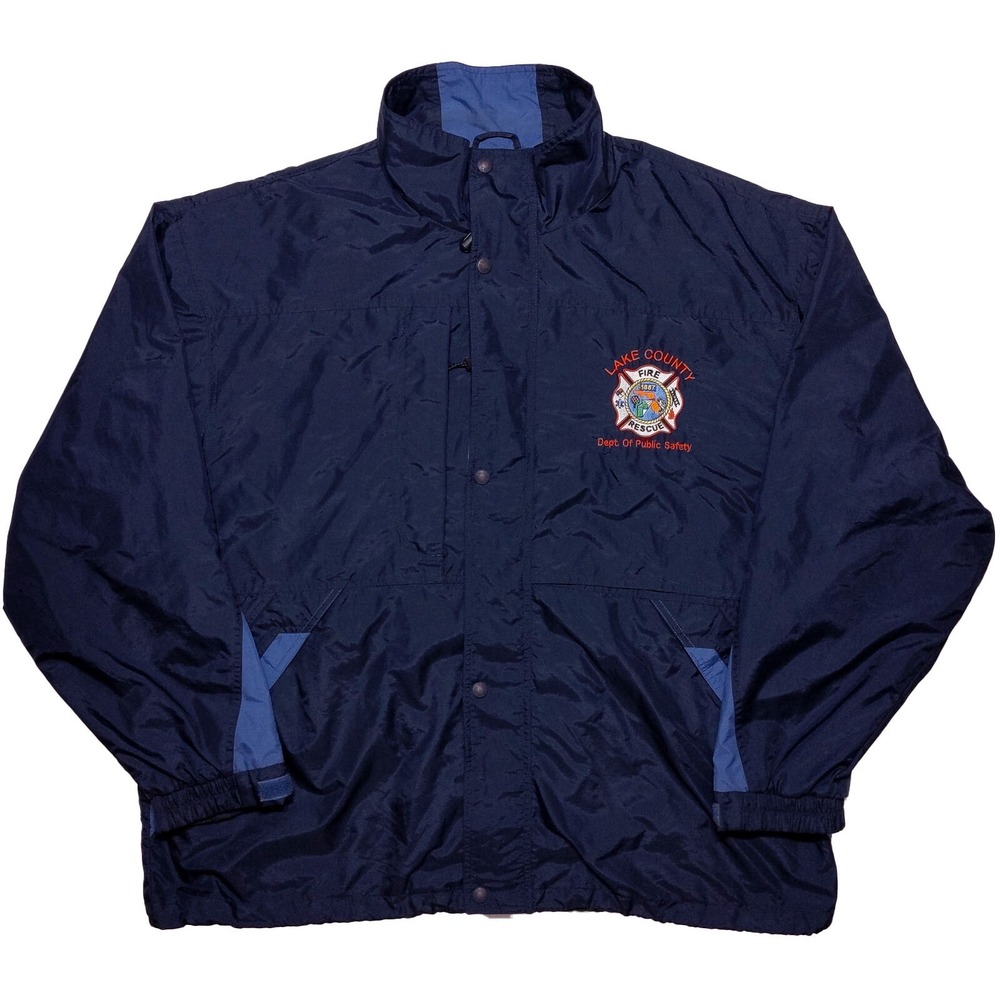 ULTRACLUB Lake County Florida Fire Rescue Department Leesburg Jacket XXL 2XL